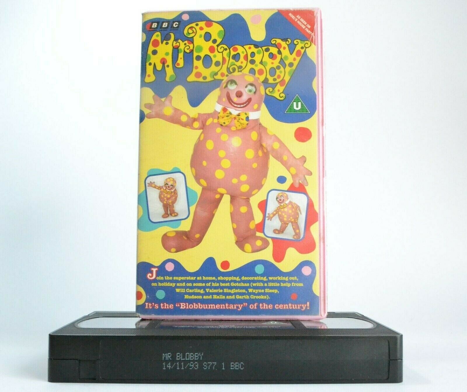 Mr.Blobby: (1992) Blobbumentary - Educational - BBC Children's Series - Pal VHS-