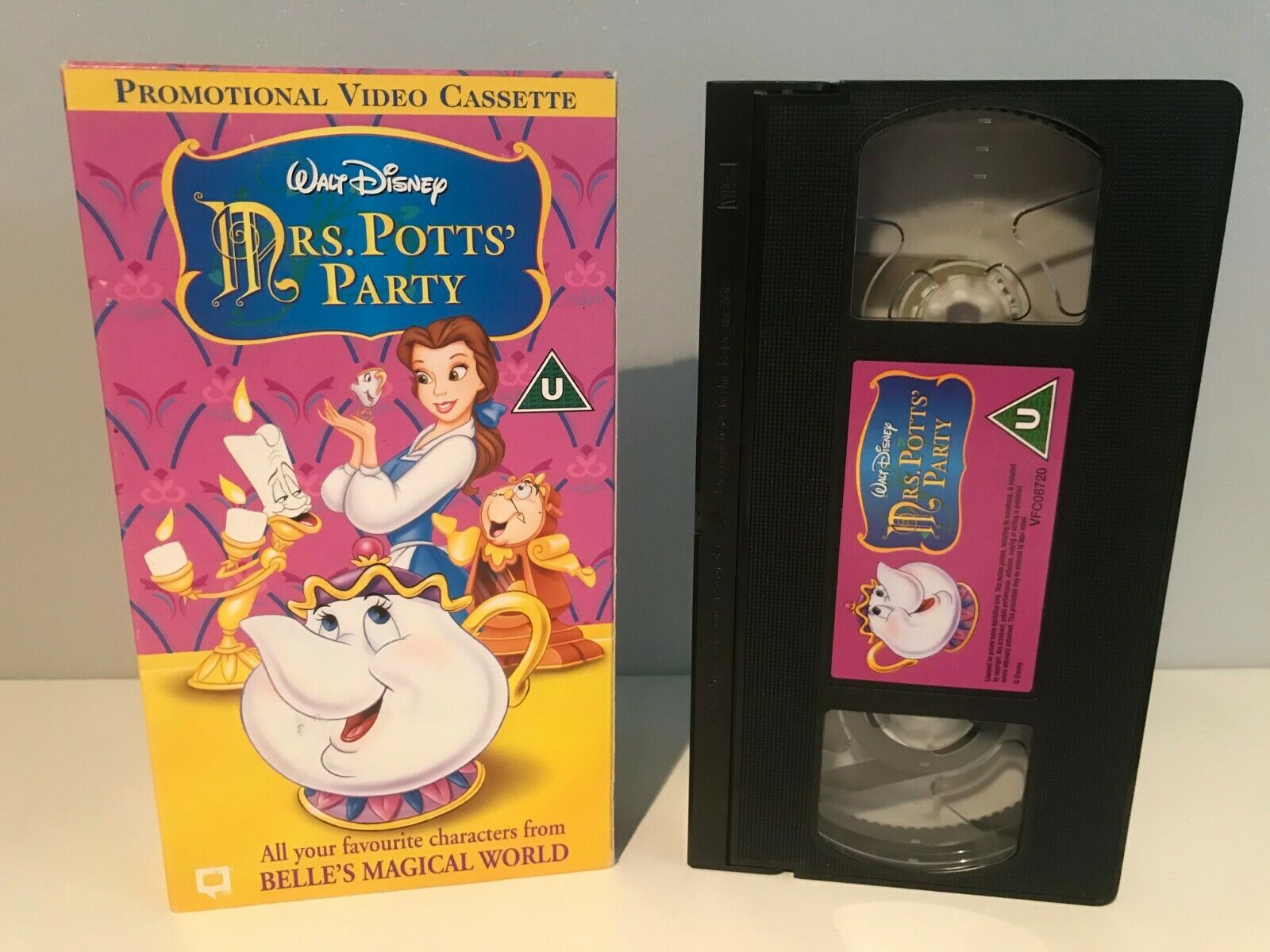 Mrs. Potts' Party [Walt Disney] Carton Box - Animated Adventures - Kids - VHS-