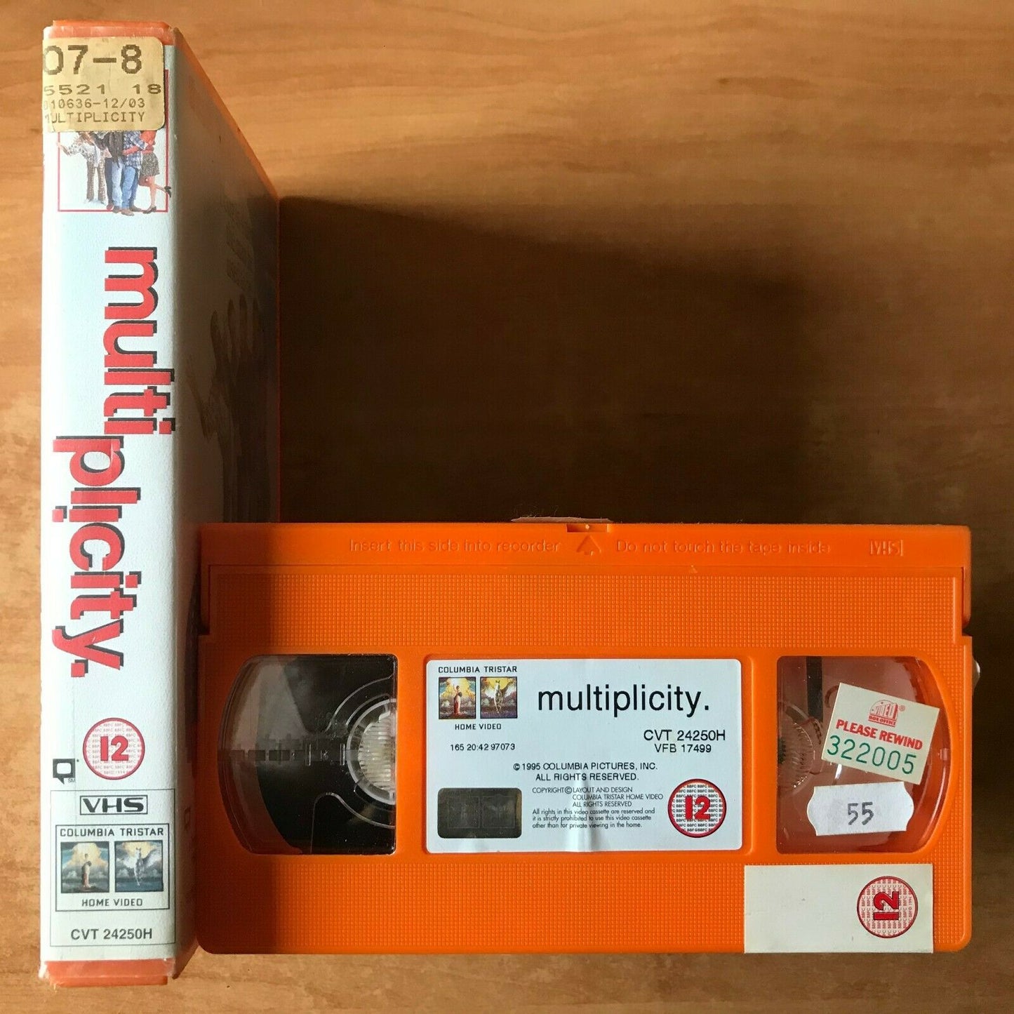 Multiplicity (1996): Romantic Sci-Fi [Big Box] Rental - Michael Keaton - Pal VHS-