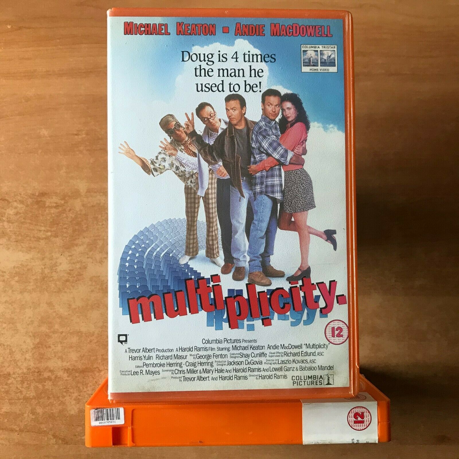 Multiplicity (1996): Romantic Sci-Fi [Big Box] Rental - Michael Keaton - Pal VHS-