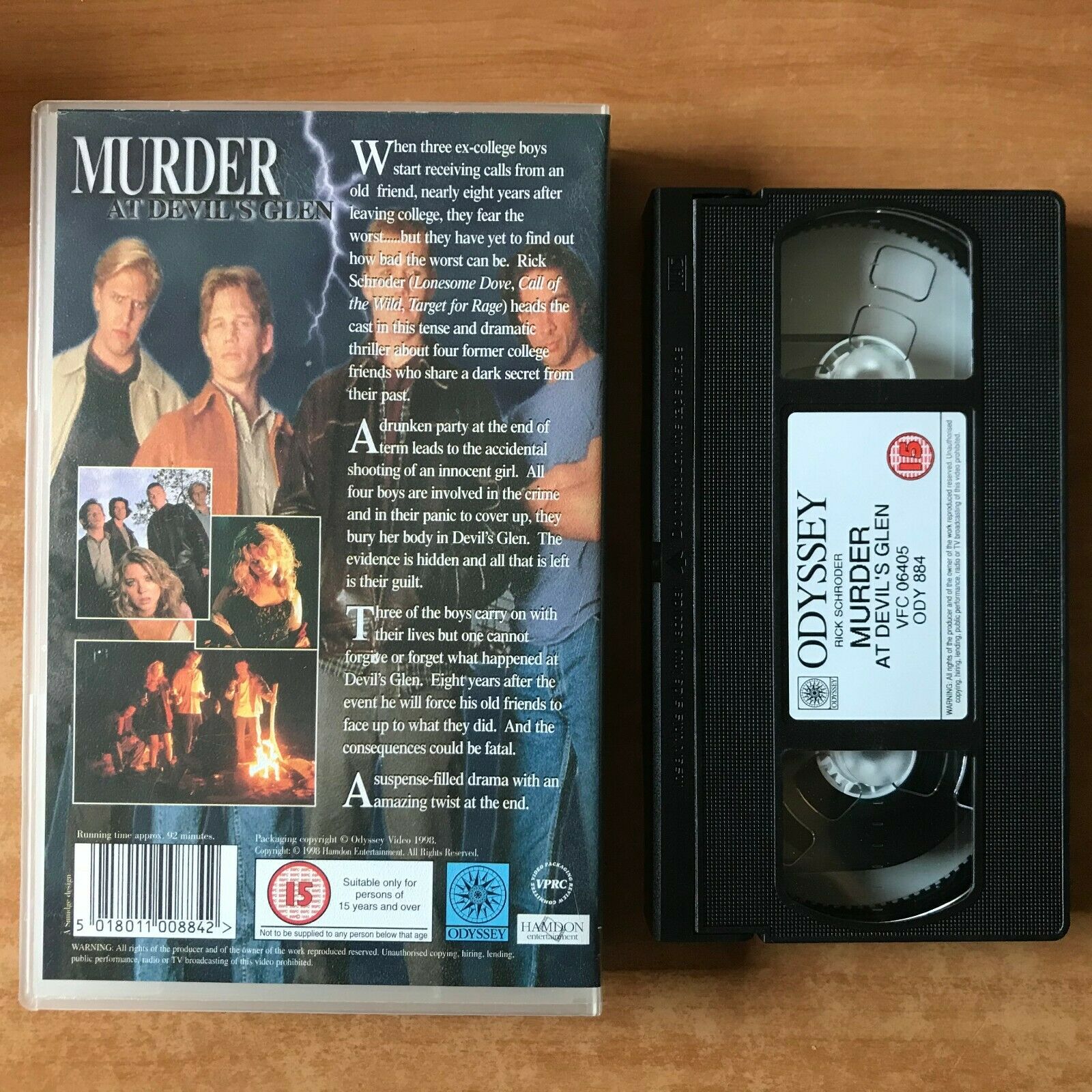 Murder At The Devil's Glen; [Odyssey] Made For TV - Thriller [Large Box] Pal VHS-