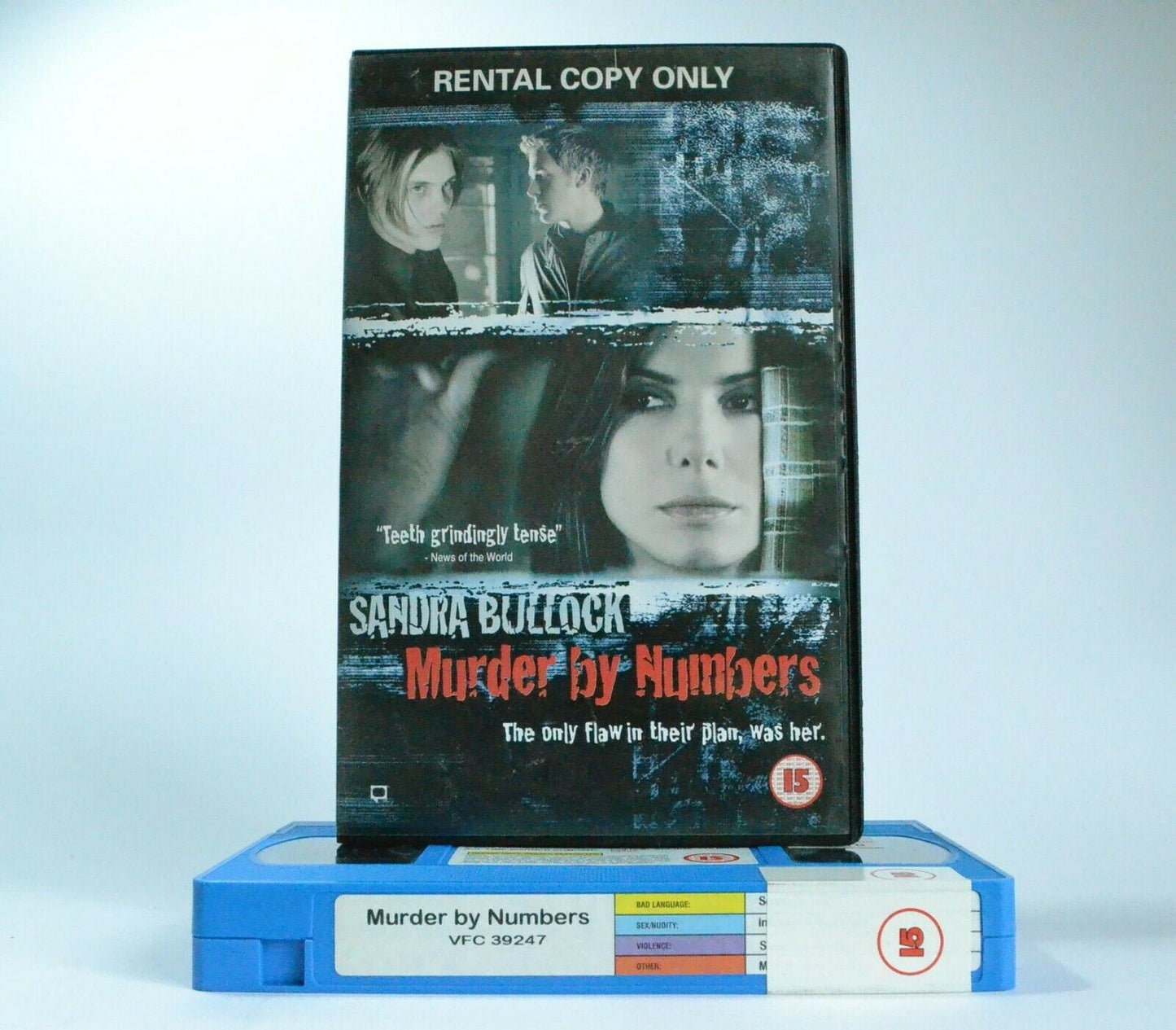 Murder By Numbers: Psychological Thriller (2002) - Large Box - S.Bullock - VHS-