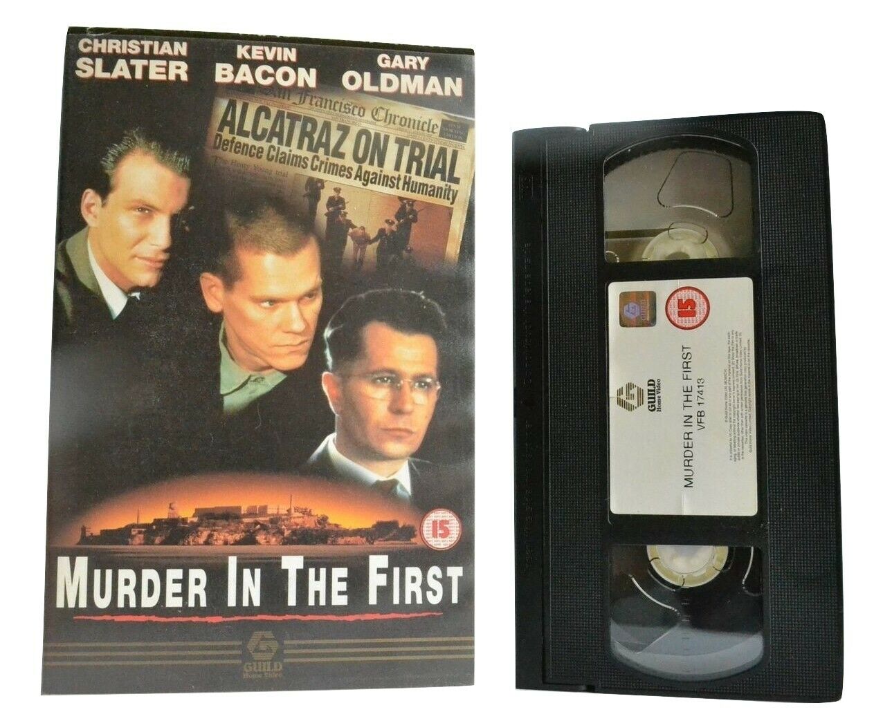 Murder In The First: Based On True Story - Prison Drama - Gary Oldman - Pal VHS-