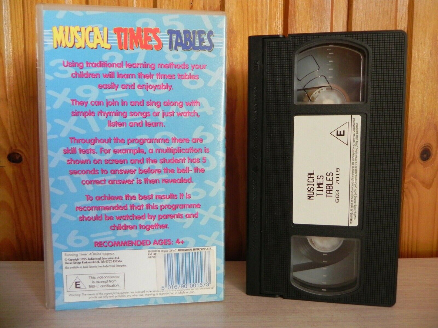 Musical Time Tables - Learning Methods For Children - Music - Kids - Pal VHS-