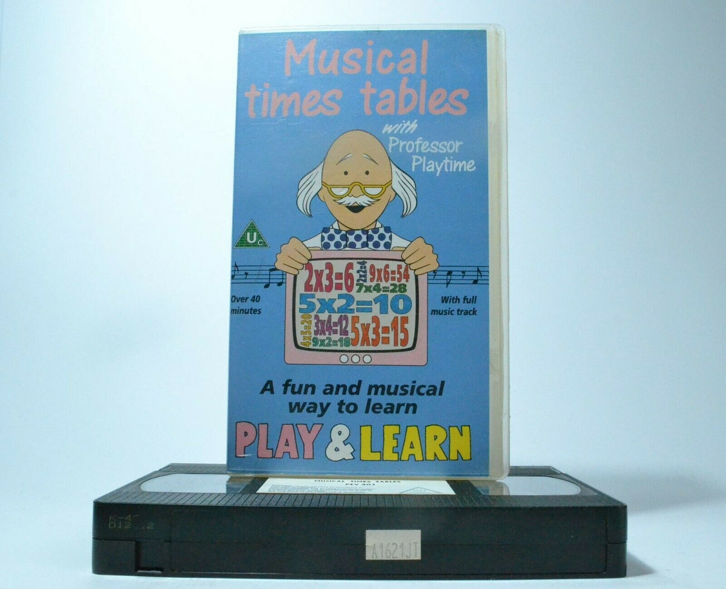 Musical Times Tables [Proffesor Playtime] Educational - Animted - Kids - Pal VHS-