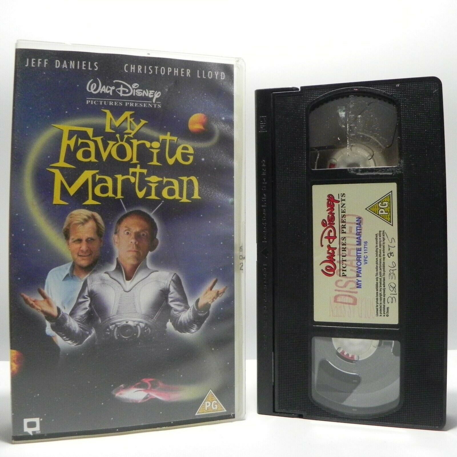 My Favorite Martian - Disney - Out Of This World Comedy - Jeff Daniels - Pal VHS-