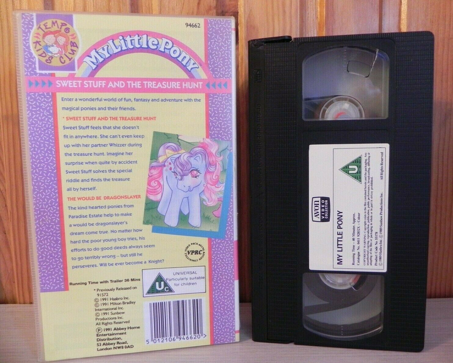 My Little Pony: Sweet Stuff And Treasure Hunt - Animated - Children's - Pal VHS-