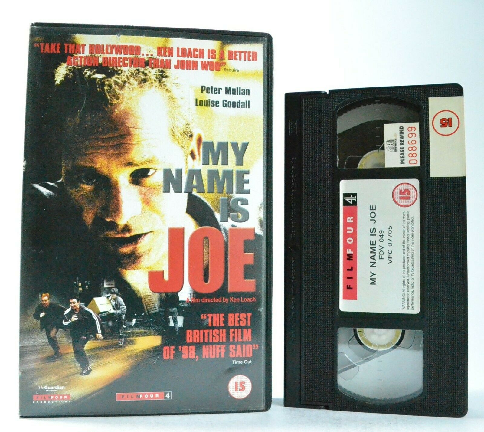 My Name Is Joe: British Drama - Large Box - Ex-Rental - Peter Mullan - Pal VHS-