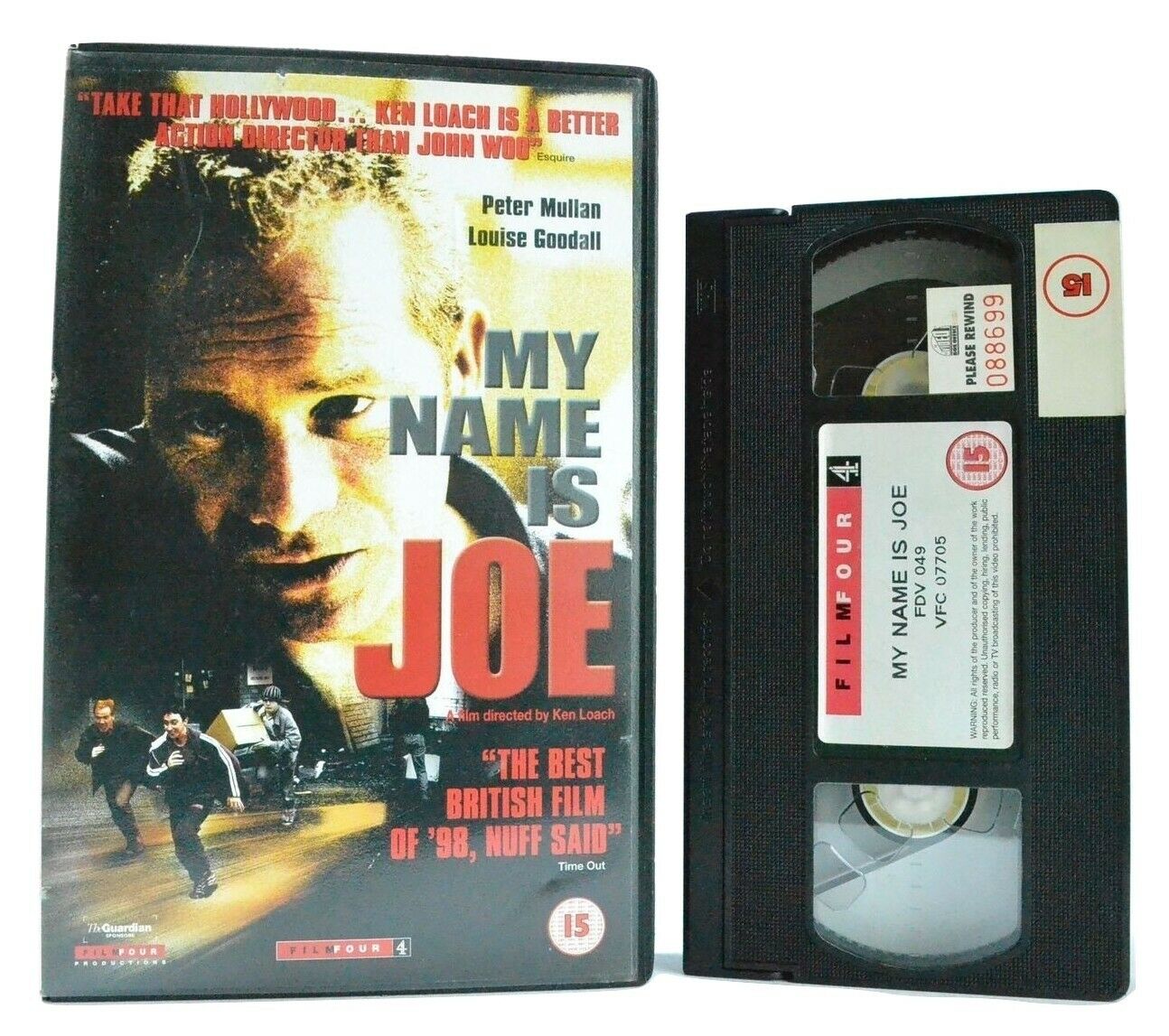 My Name Is Joe: British Drama - Large Box - Ex-Rental - Peter Mullan - Pal VHS-