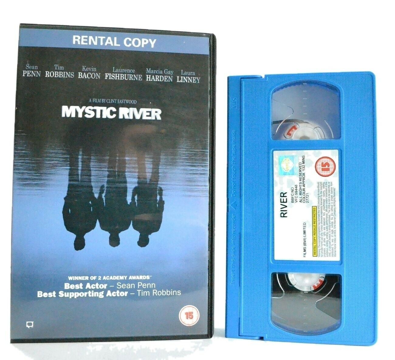 Mystic River: Film By C.Eastwood (1993) - Thriller - Large Box - S.Penn - VHS-