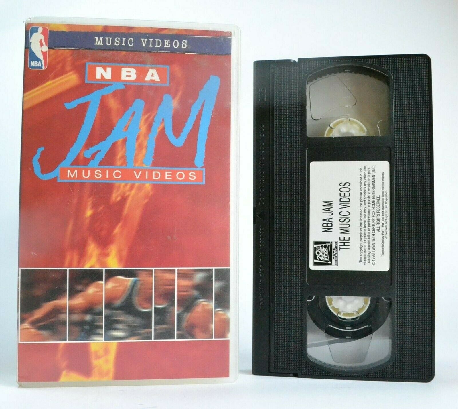 NBA Jam: Music Videos - Gloria Estefan - Spin Doctors - Patrick Ewing - Pal VHS-