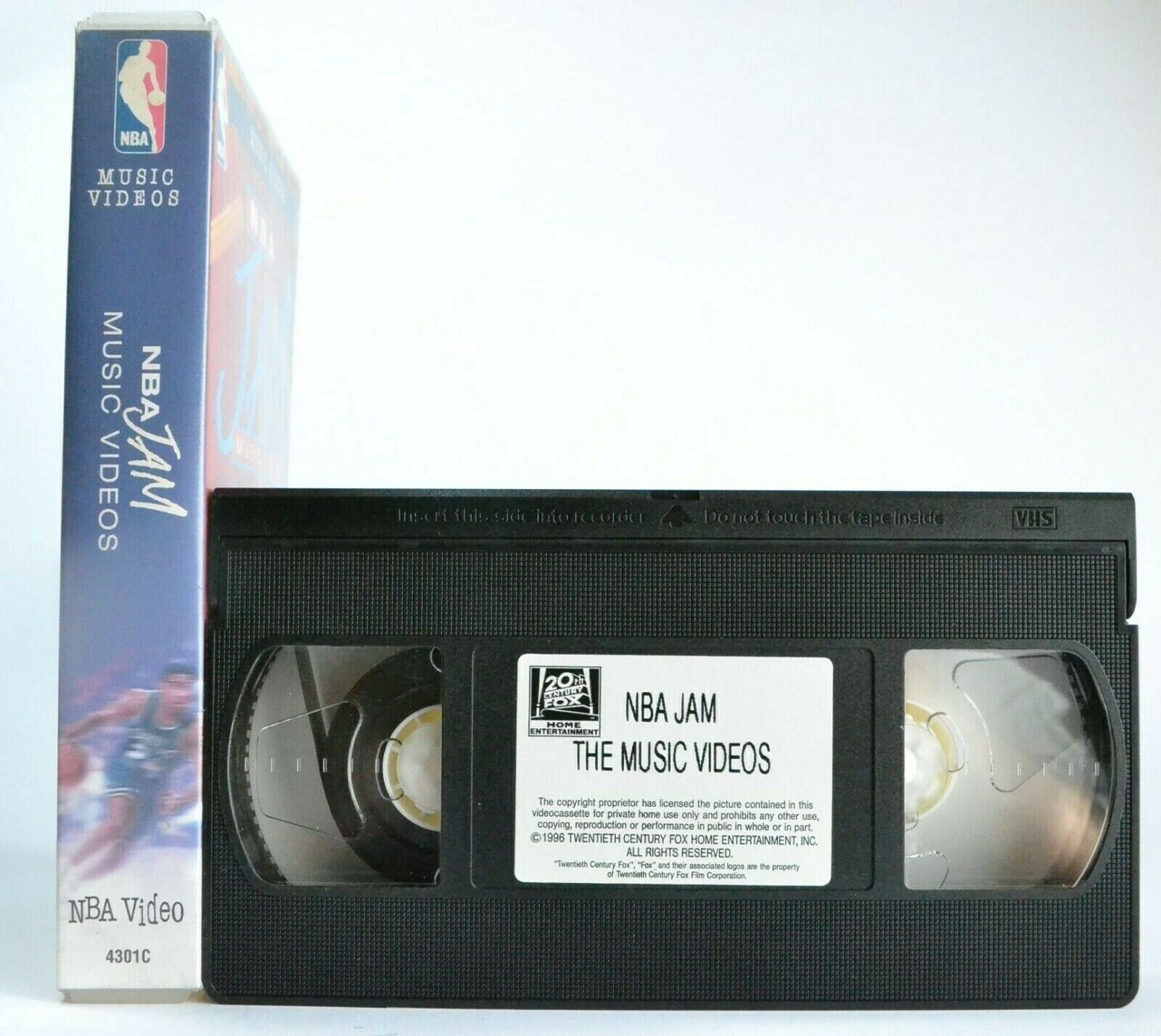 NBA Jam: Music Videos - Gloria Estefan - Spin Doctors - Patrick Ewing - Pal VHS-