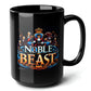 Noble Beast Black Mug (15oz) - gifts for gamer-15oz-