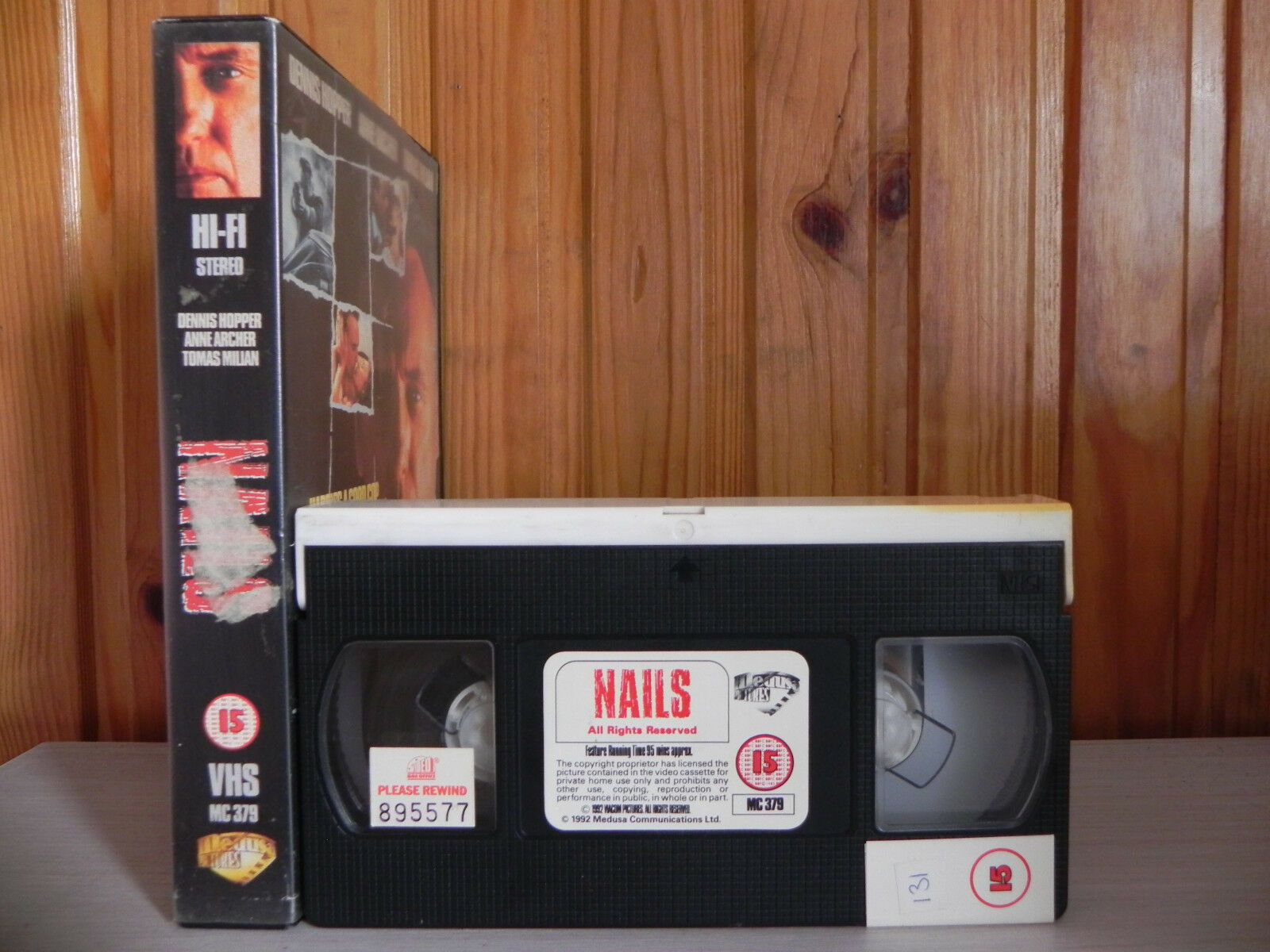 Nails - Good Cop With A Bad Attitude - Big Ex-Rental - Hopper - Action Drama VHS-