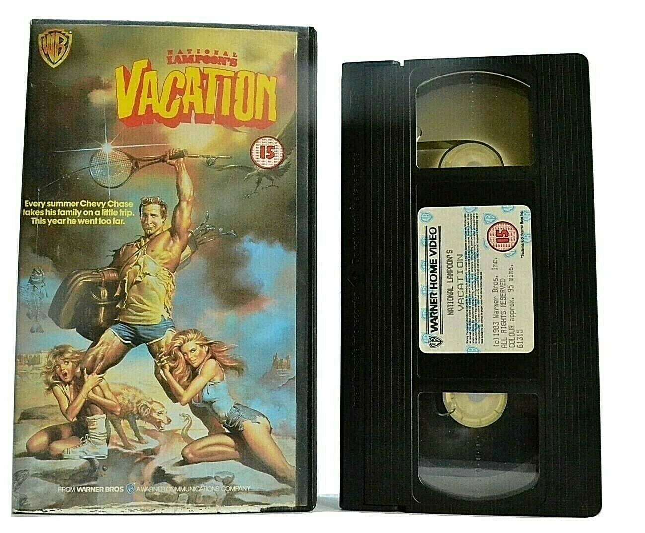 National Lampoon's Vacation: (1983) Warner Home - Comedy - Chevy Chase - Pal VHS-