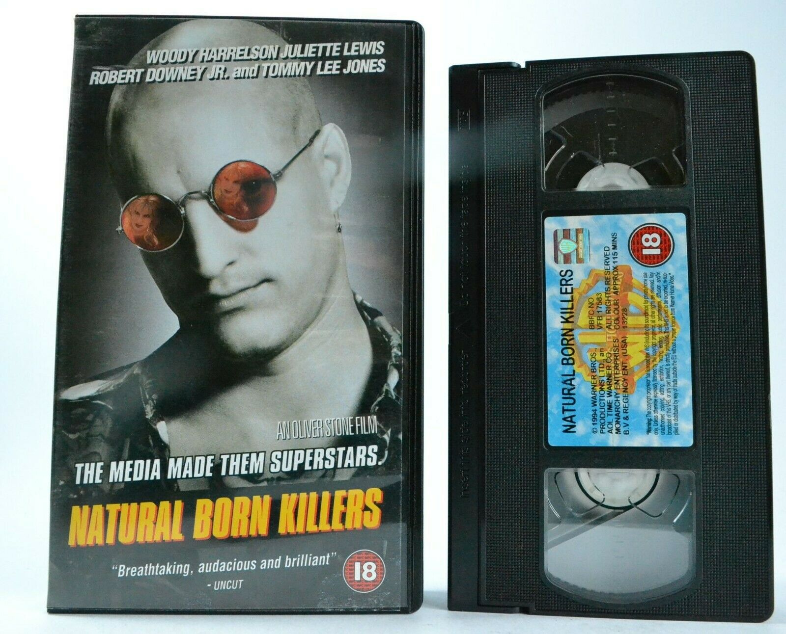 Natural Born Killers: W. Harrelson & J. Lewis - Thriller [Oliver Stone] - VHS-