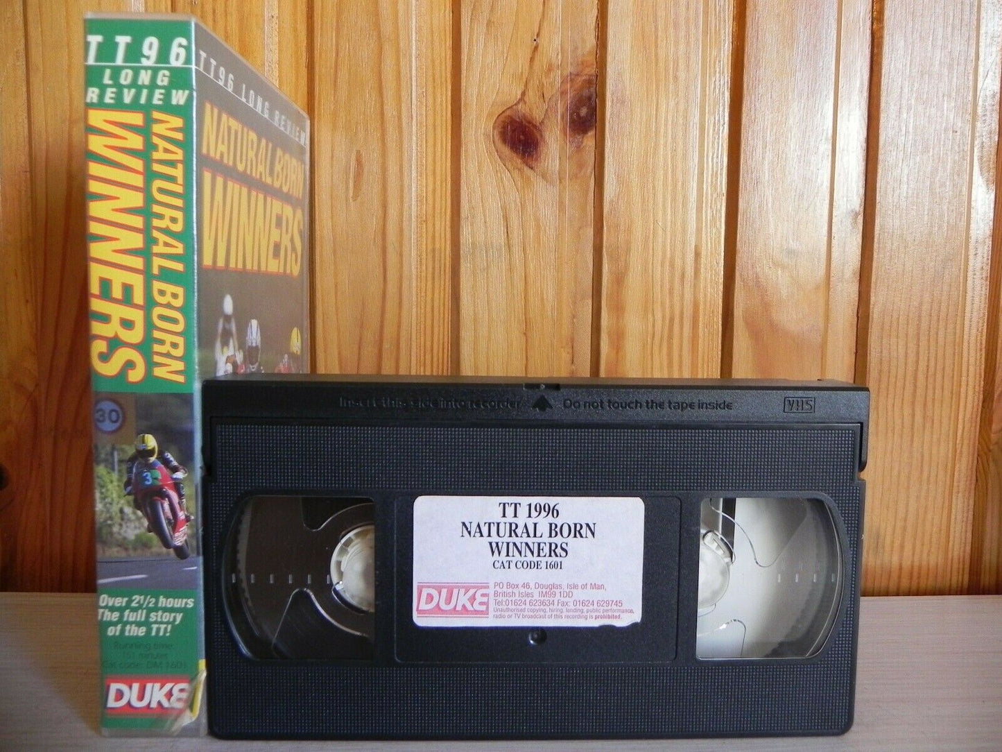 Natural Born Winners - TT96 Long Review - Record Racing - Motorcycle - Pal VHS-