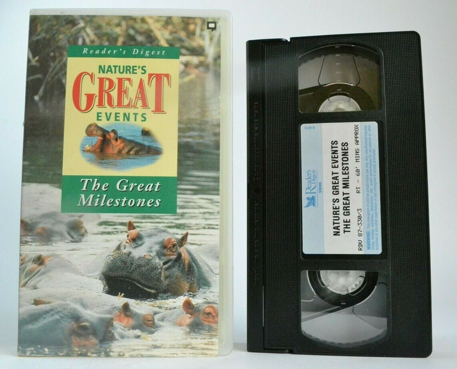 Nature's Great Events: The Great Milestones - Tanzania - Elephant Bonding - VHS-