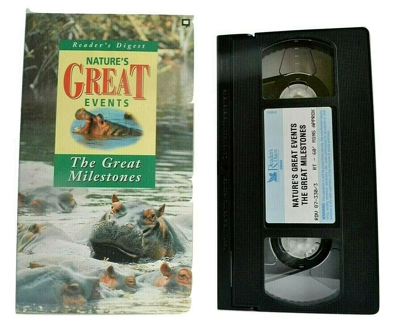 Nature's Great Events: The Great Milestones - Tanzania - Elephant Bonding - VHS-