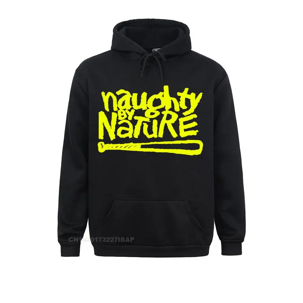 Naughty by Nature Hoodie – Old School 90s Rap Sweatshirt for Team Hoodie Streetwear-black-XXL-