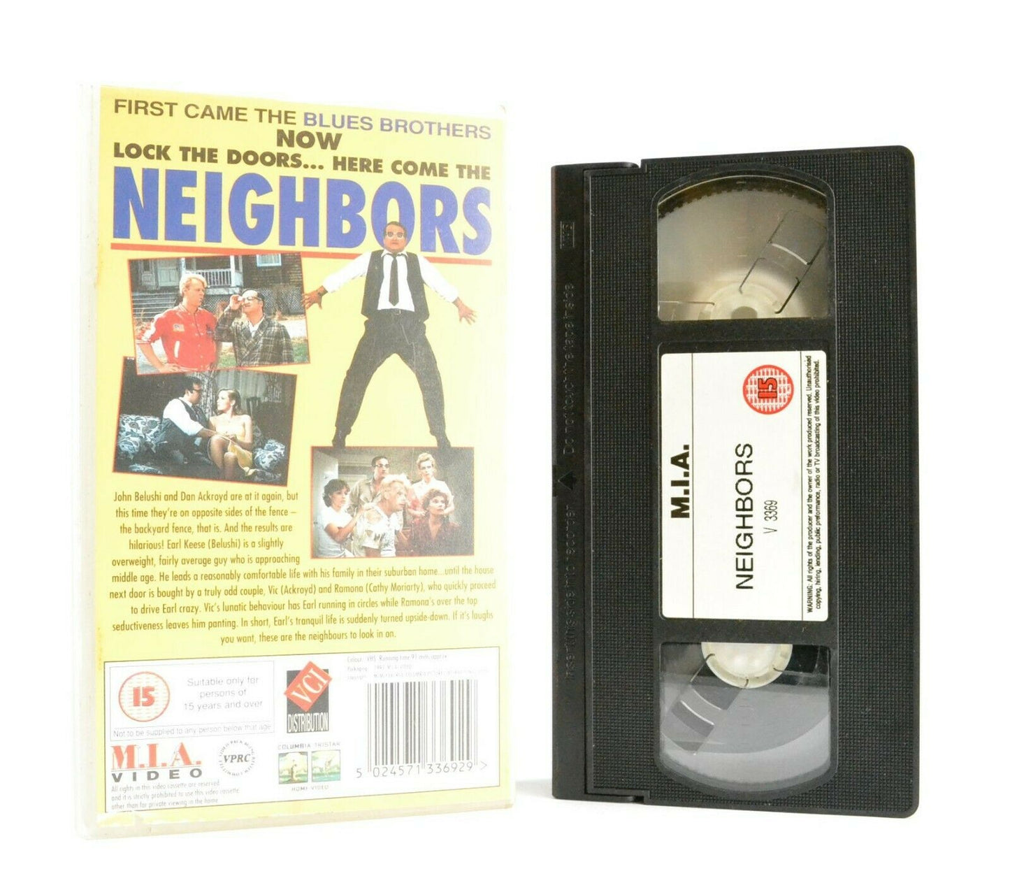 Neighbors: Based On T.Berger Novel - Comedy (1981) - J.Belushi/D.Aykroyd - VHS-