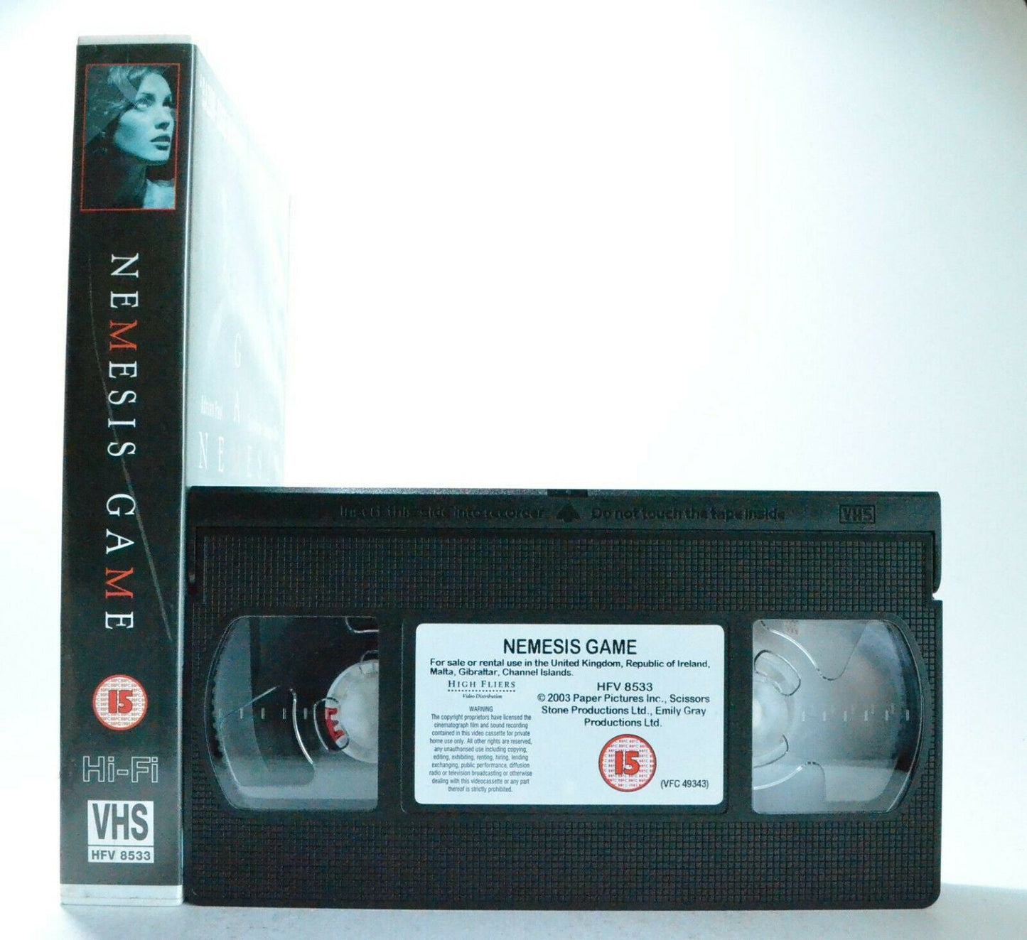 Nemesis Game:Complex Riddles & Mysterious Deaths - Large Box Thriller (2003) VHS-