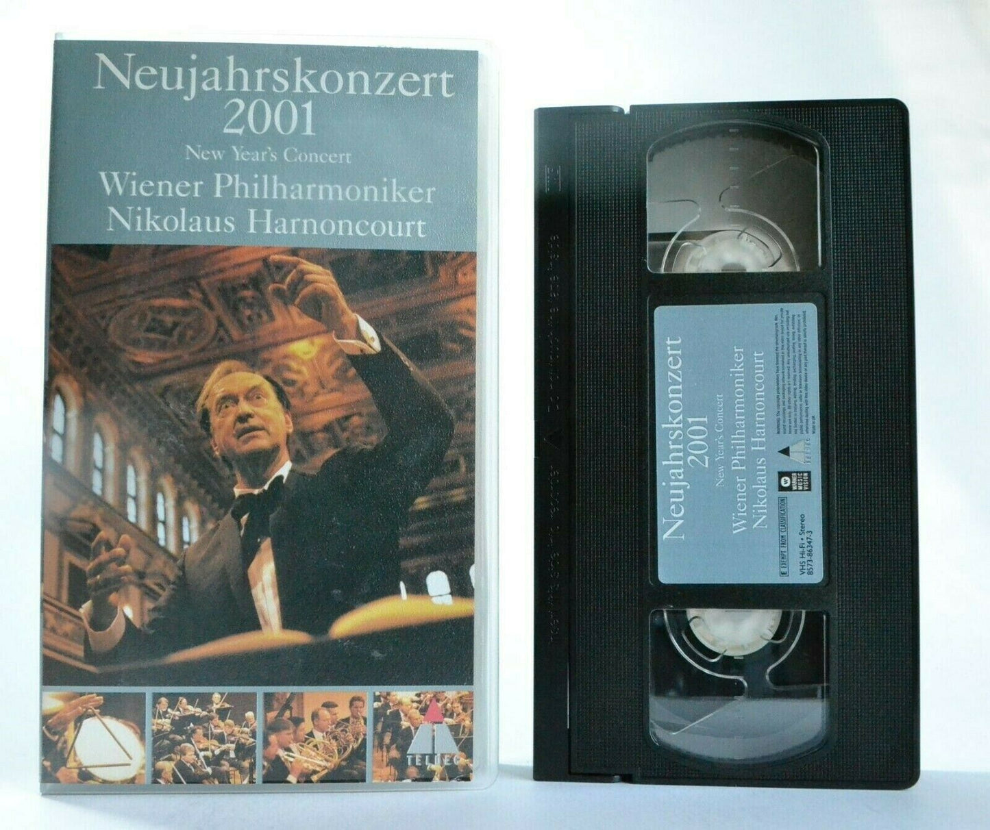 Neujahrskonzert 2001: New Year's Concert - Live Vienna - Classic Music - Pal VHS-