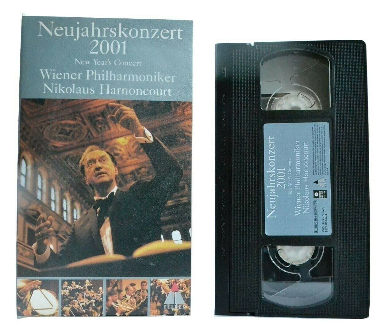 Neujahrskonzert 2001: New Year's Concert - Live Vienna - Classic Music - Pal VHS-