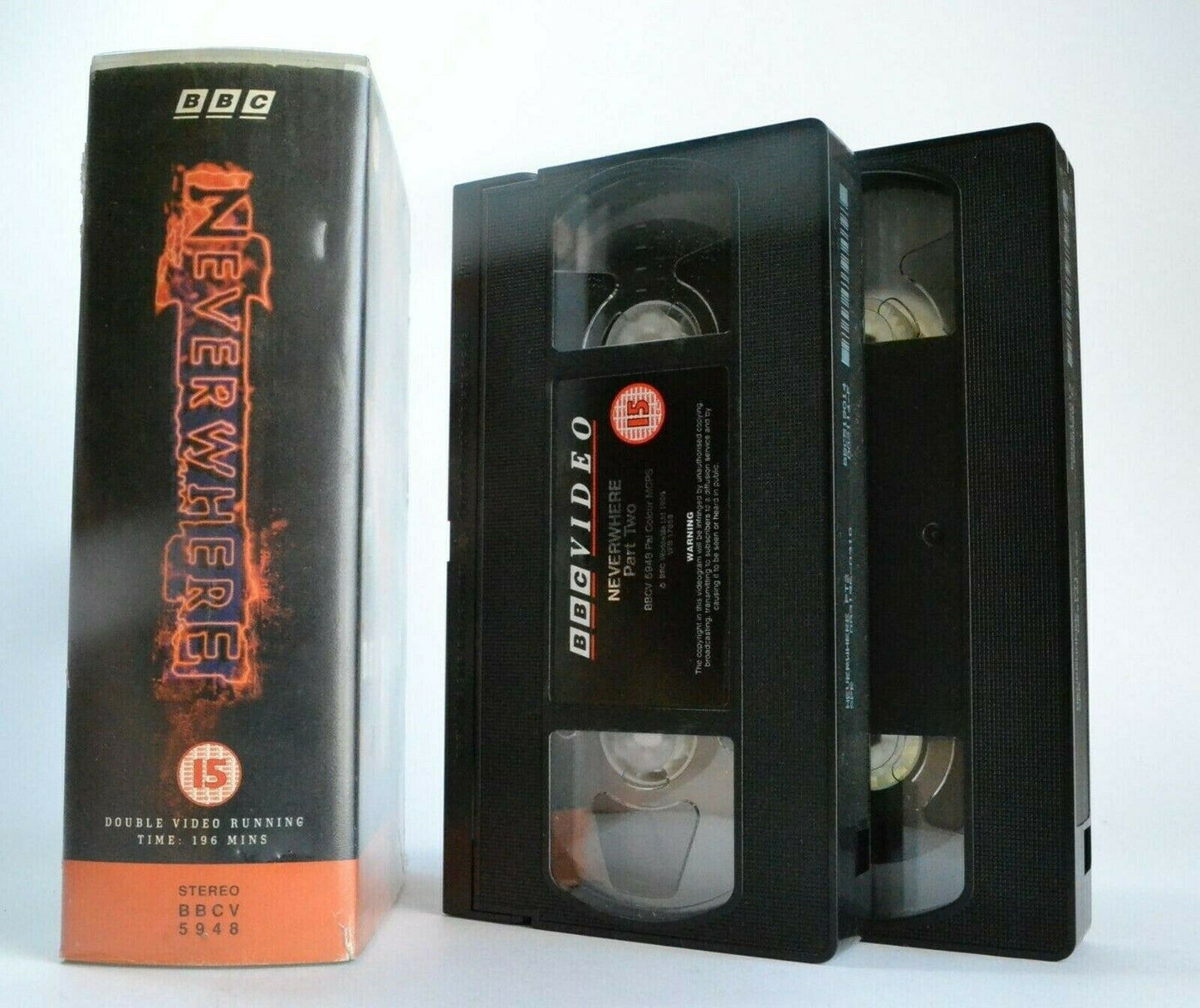 Neverwhere: By Neil Gaiman - Urban Fantasy - (1996) BBC Two Series - Pal VHS-