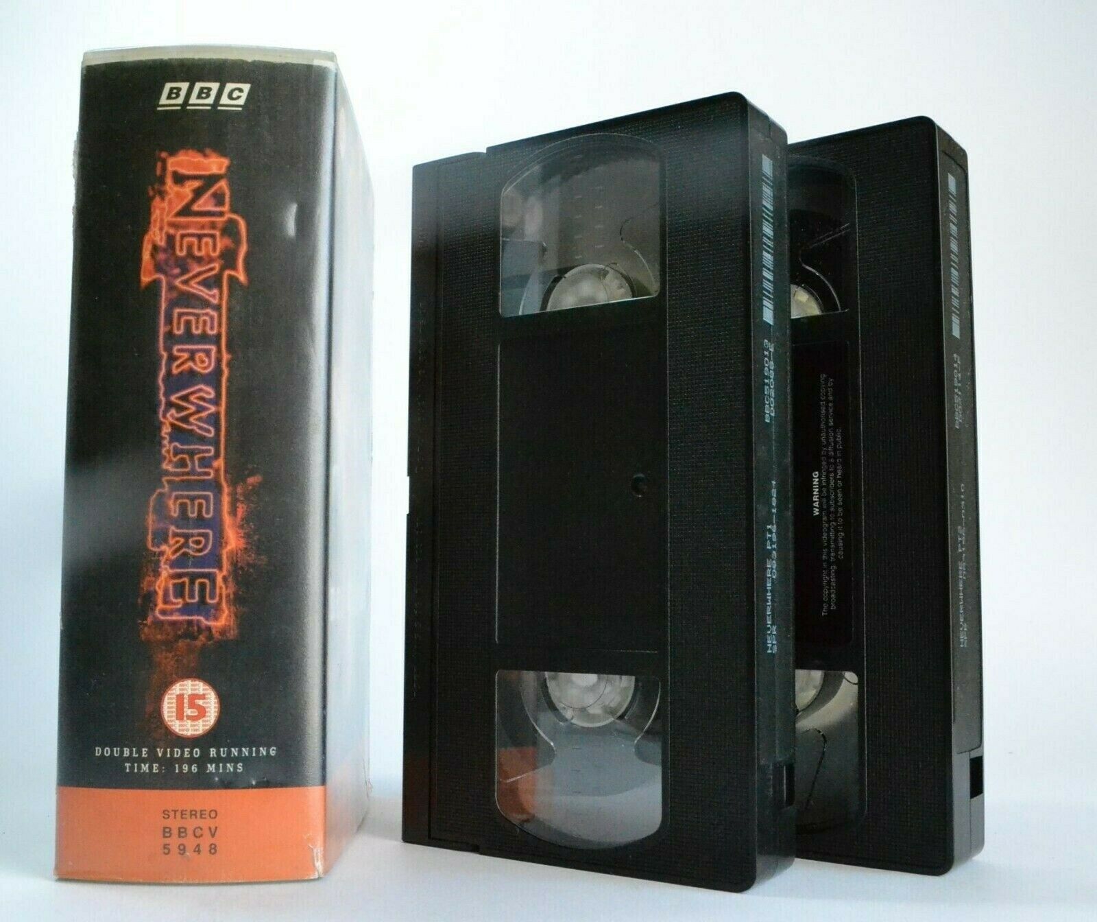 Neverwhere: By Neil Gaiman - Urban Fantasy - (1996) BBC Two Series - Pal VHS-