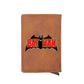 New Black Fashion Men Bat Hero Digital Printing Leather Card Holder Wallet-