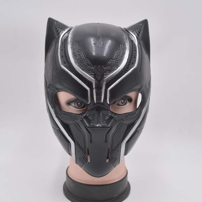 New Black Masks Superhero Movie Cosplay Costume Full Masks Halloween Masquerade Party Props Wholesale-Black-