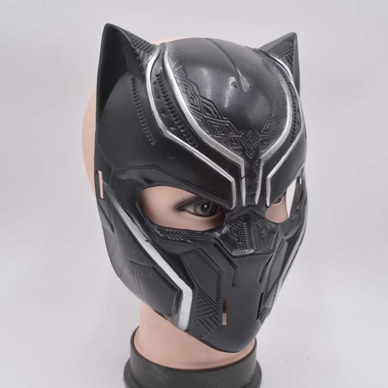 New Black Masks Superhero Movie Cosplay Costume Full Masks Halloween Masquerade Party Props Wholesale-Black-