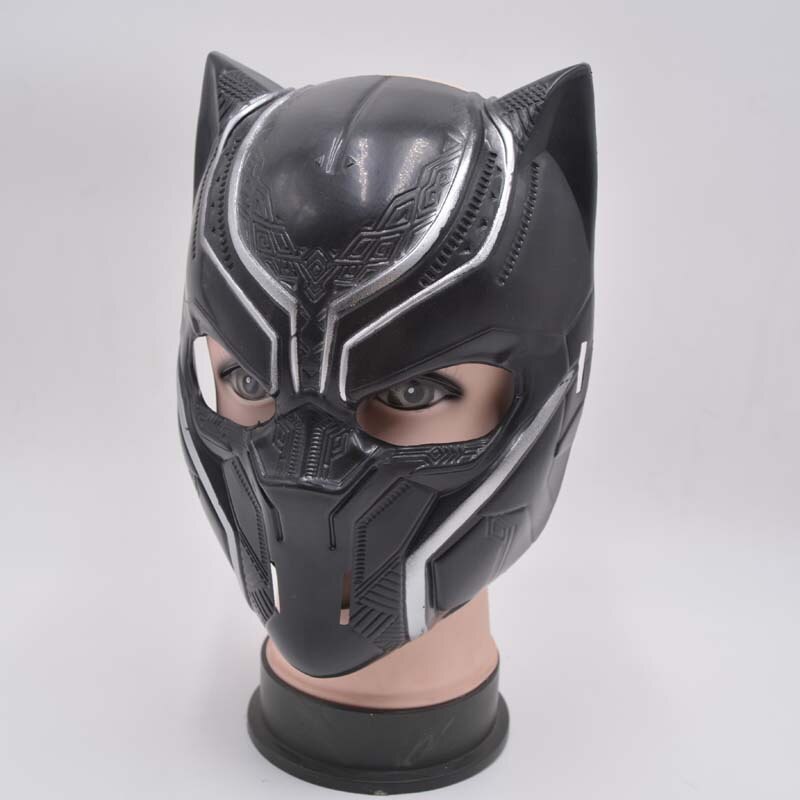 New Black Masks Superhero Movie Cosplay Costume Full Masks Halloween Masquerade Party Props Wholesale-Black-