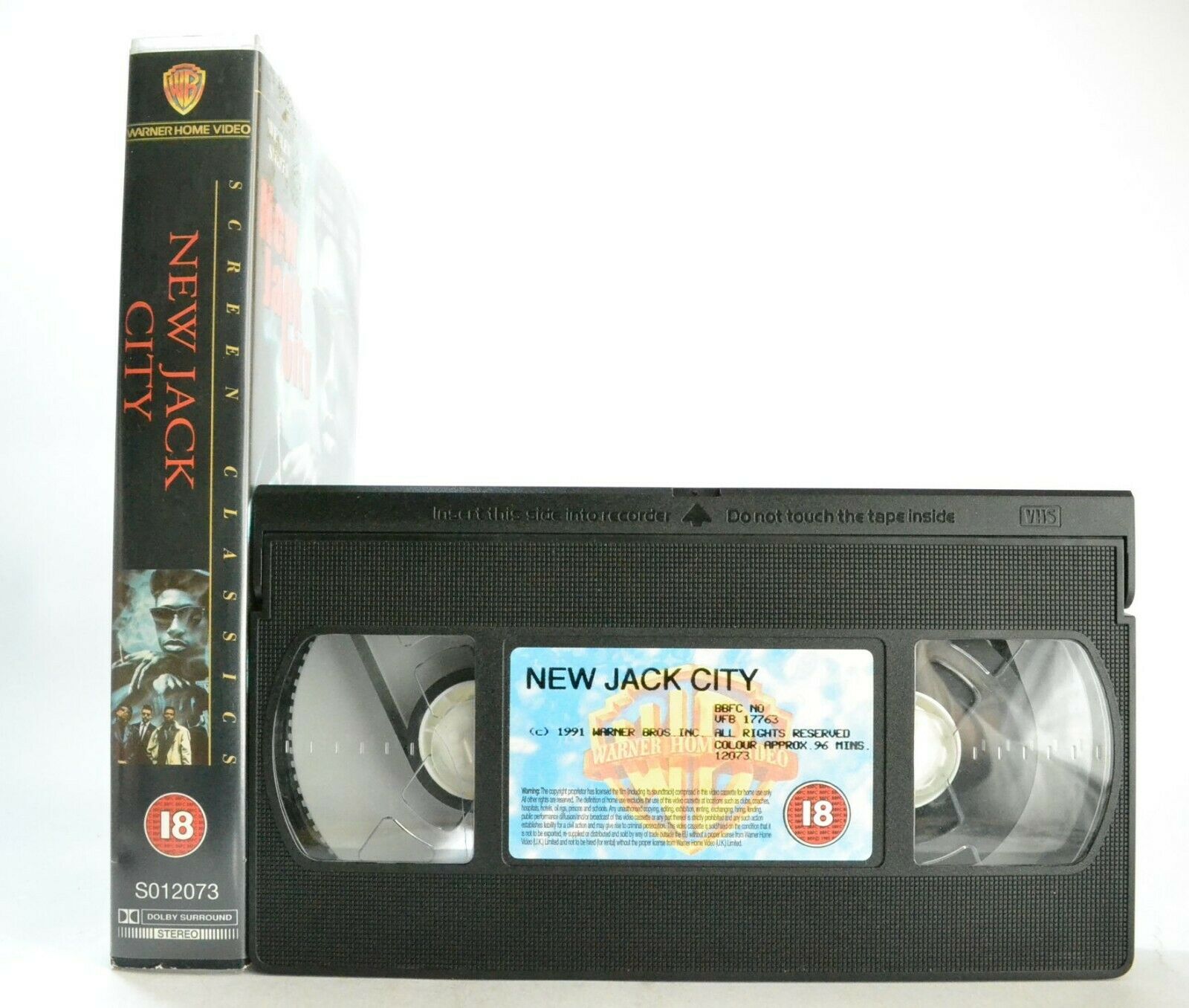 New Jack City: M. Van Peebles Film (1991) - Action/Thriller - W.Snipes - Pal VHS-