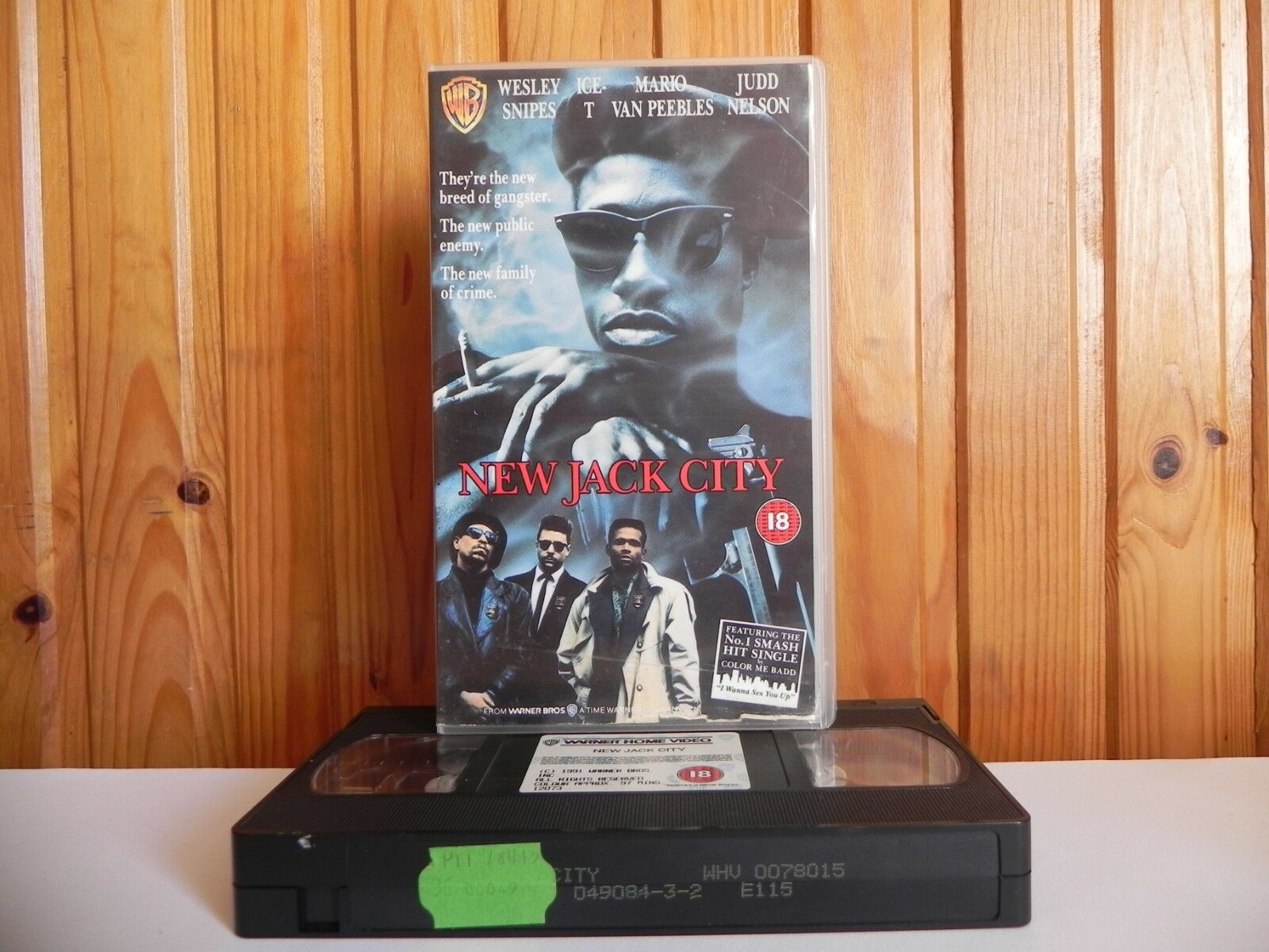 New Jack City - Warner Home - Action - Cert (18) - Wesley Snipes - Ice T - VHS-