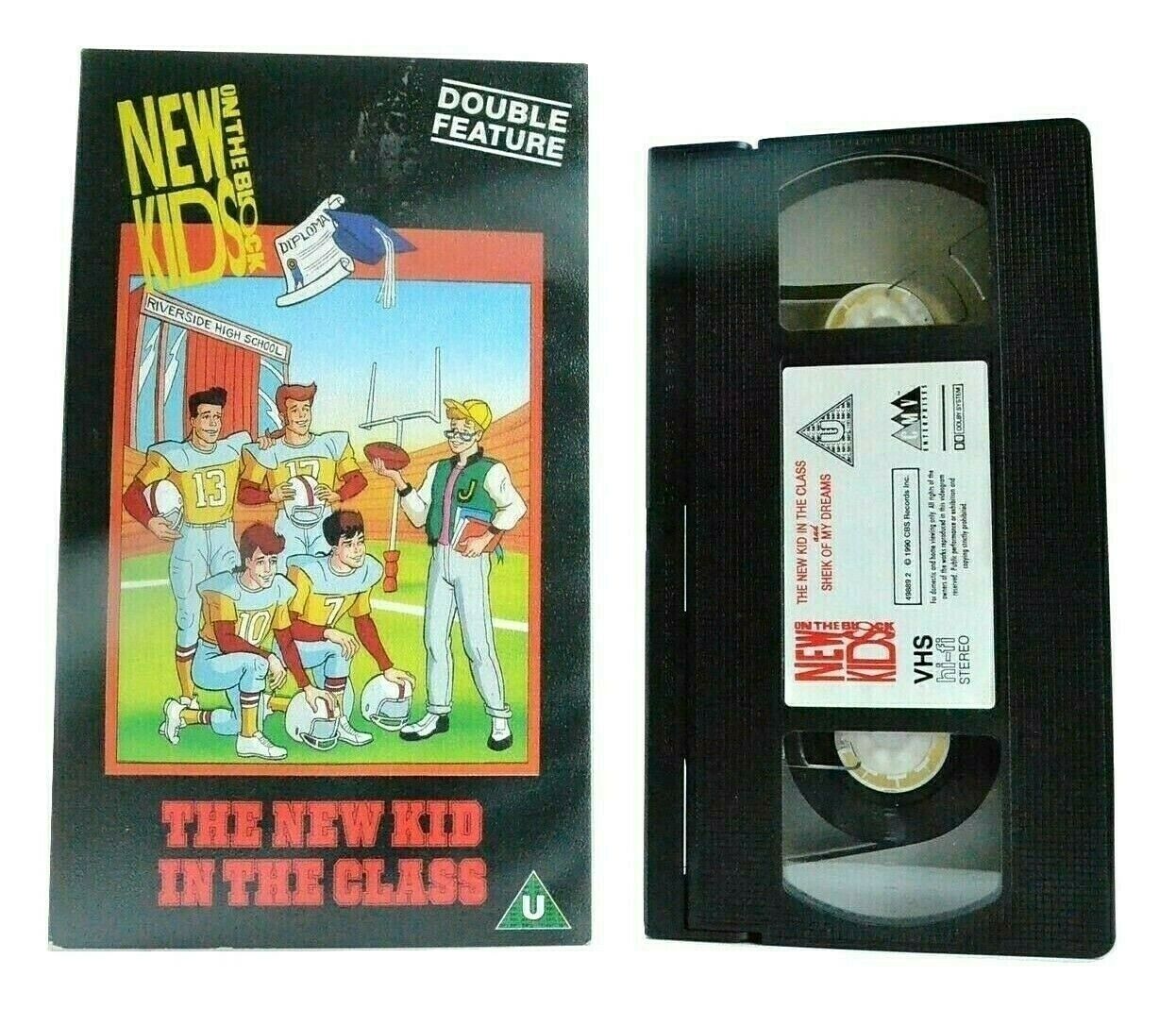 New Kids On The Block: The New Kid In The Class - Animated - Children's - VHS-