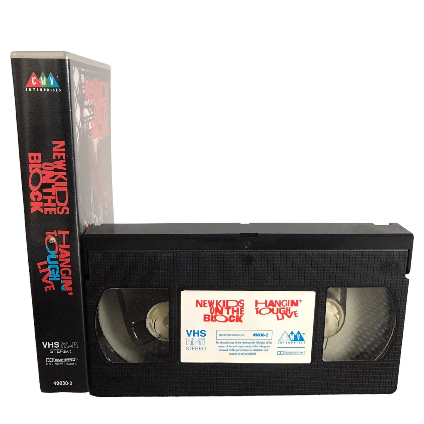 New Kids on the block Hangin Tough Live - Jonathan Knight - CMV Enterprises - Music - Pal - VHS-