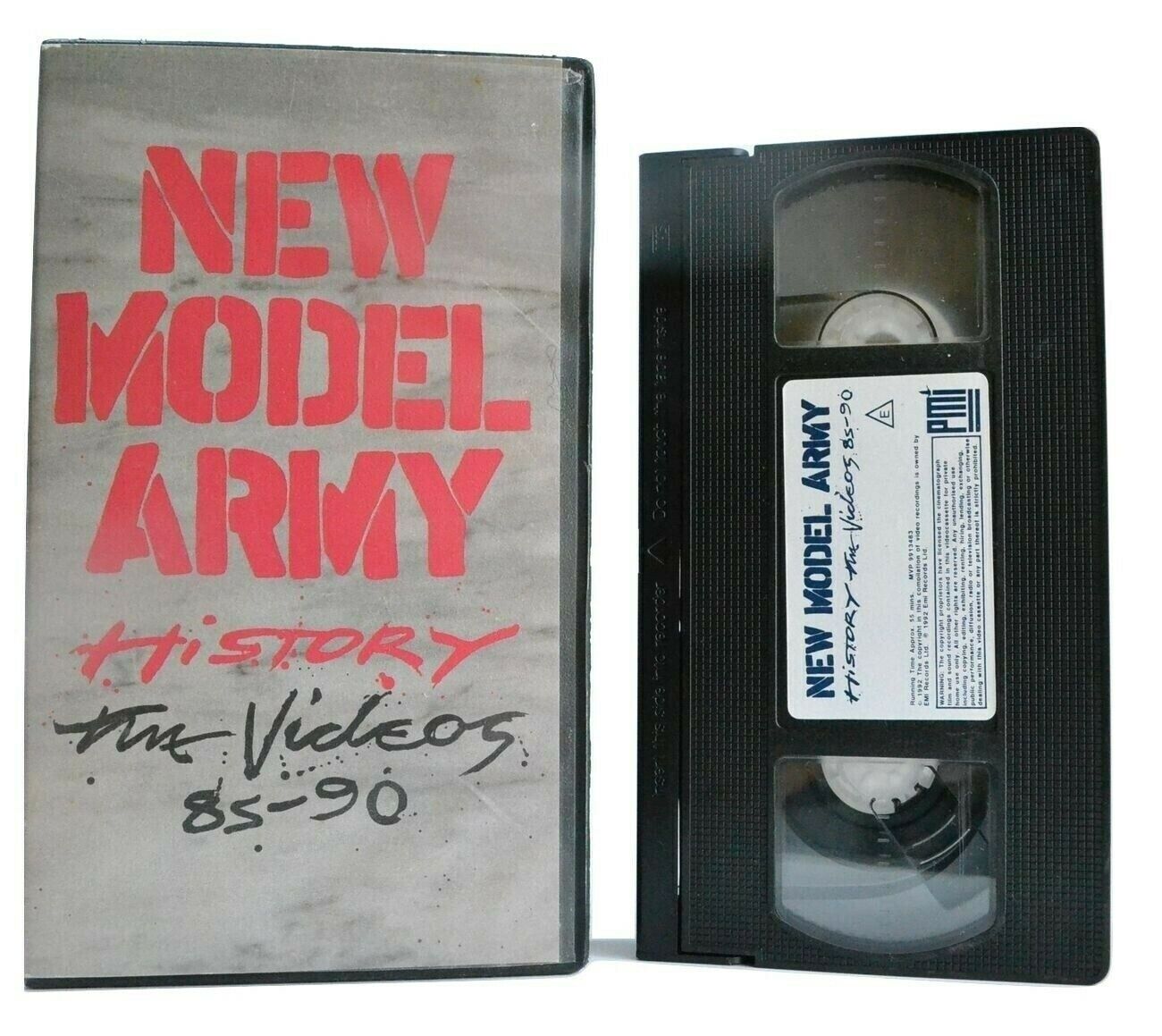 New Model Army: History (The Videos 85-90) - Independent Music - Rock - Pal VHS-