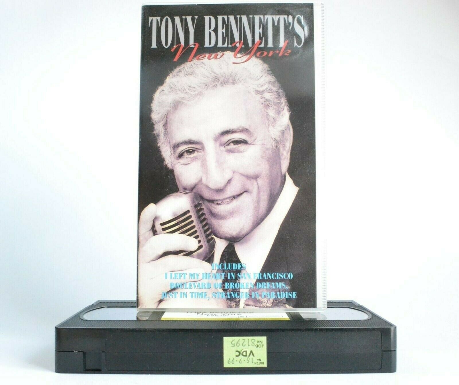 New York: By Tony Bennett - (1996) Interview - Live Performance - Music - VHS-