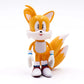 New whole set sale Sonic Tails Werehog Action Figures Blue Shadow Doll Cartoon Figurines Collectible Dolls Kids Hedgehog Toy-6PCS Sonic-