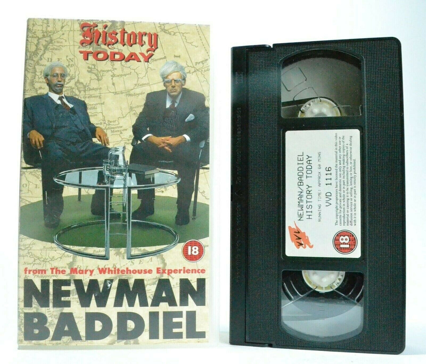 Newman/Baddiel: History Today - Stand-Up Comedy - Edinburgh Playhouse - Pal VHS-