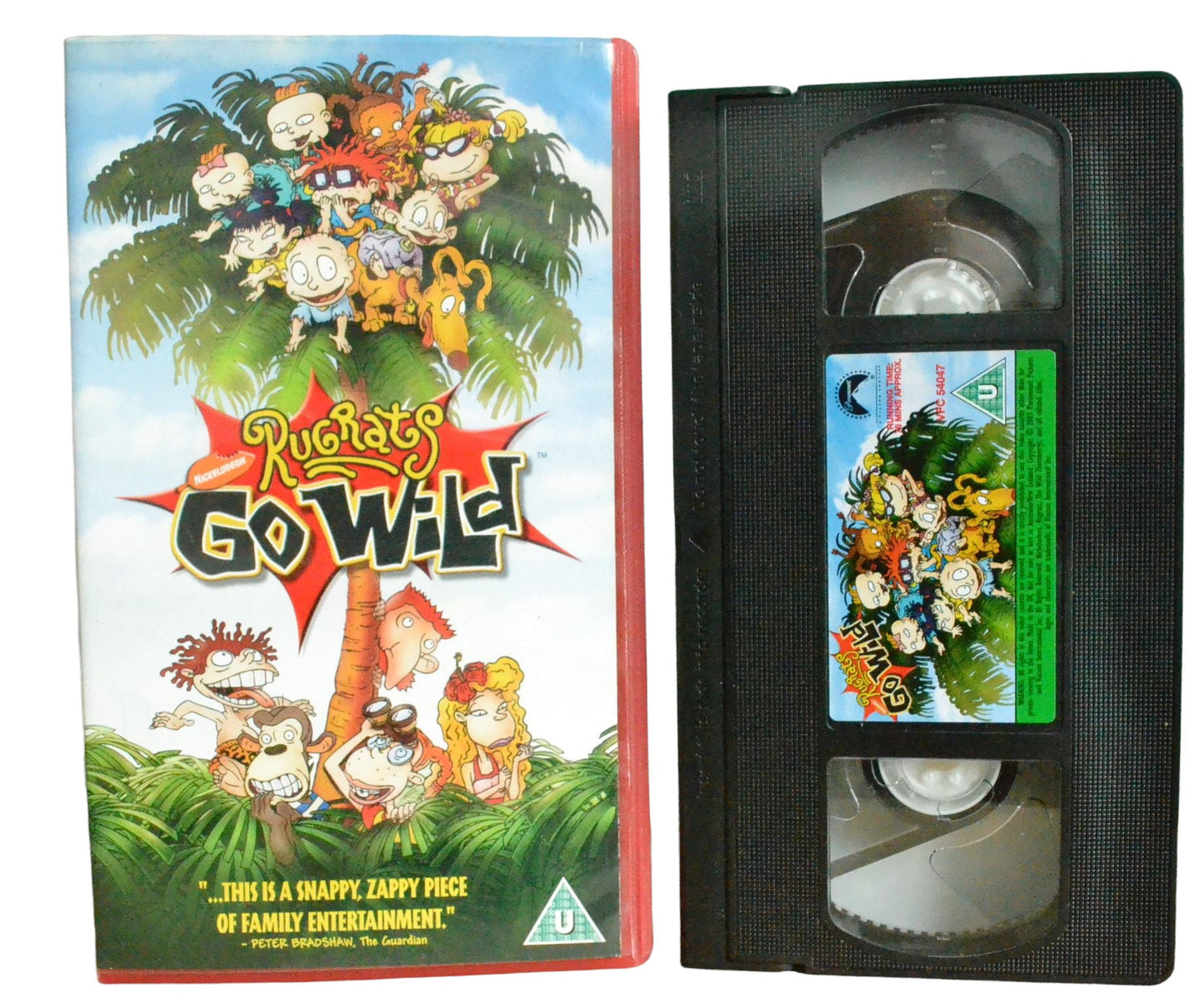 Nickelodeon Rugrats Go Wild - Paramount - Children's - Pal VHS-