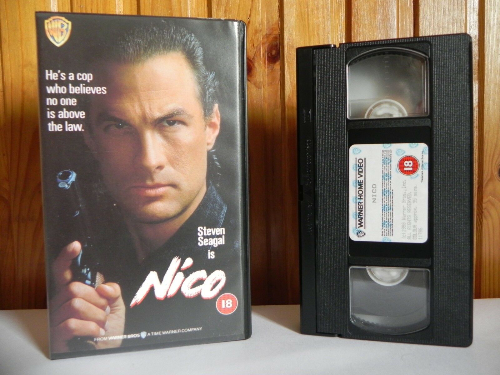 Nico: Above The Law - Original (1990) Release - 80's Action/Seagal Aikido - VHS-