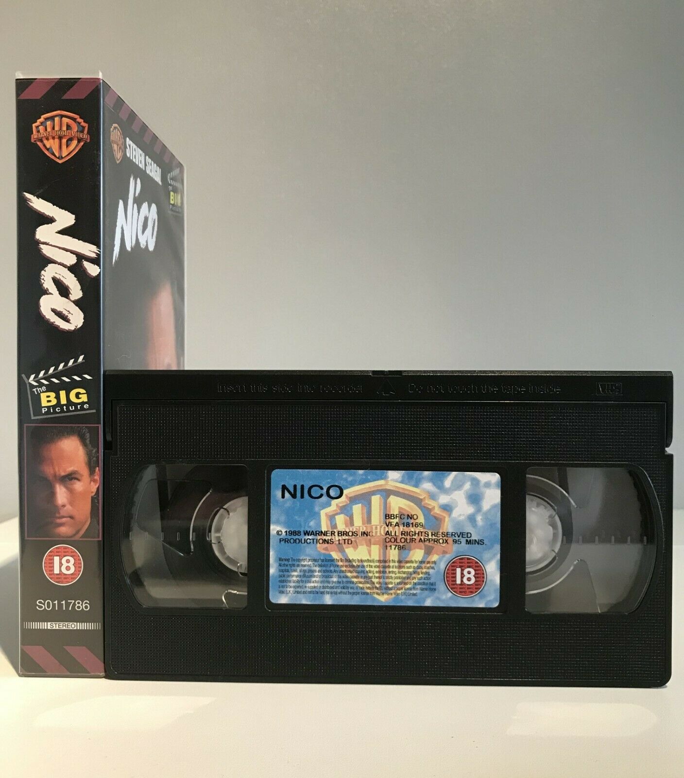 Nico (Above the Law): (1988) Action/Martial Arts - S.Seagal/S.Stone - Pal VHS-