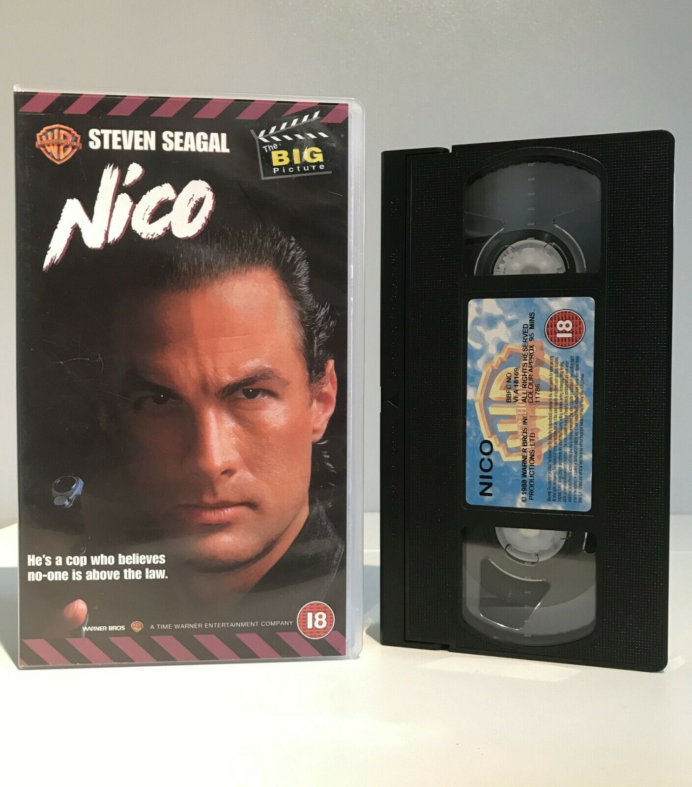 Nico (Above the Law): (1988) Action/Martial Arts - S.Seagal/S.Stone - Pal VHS-