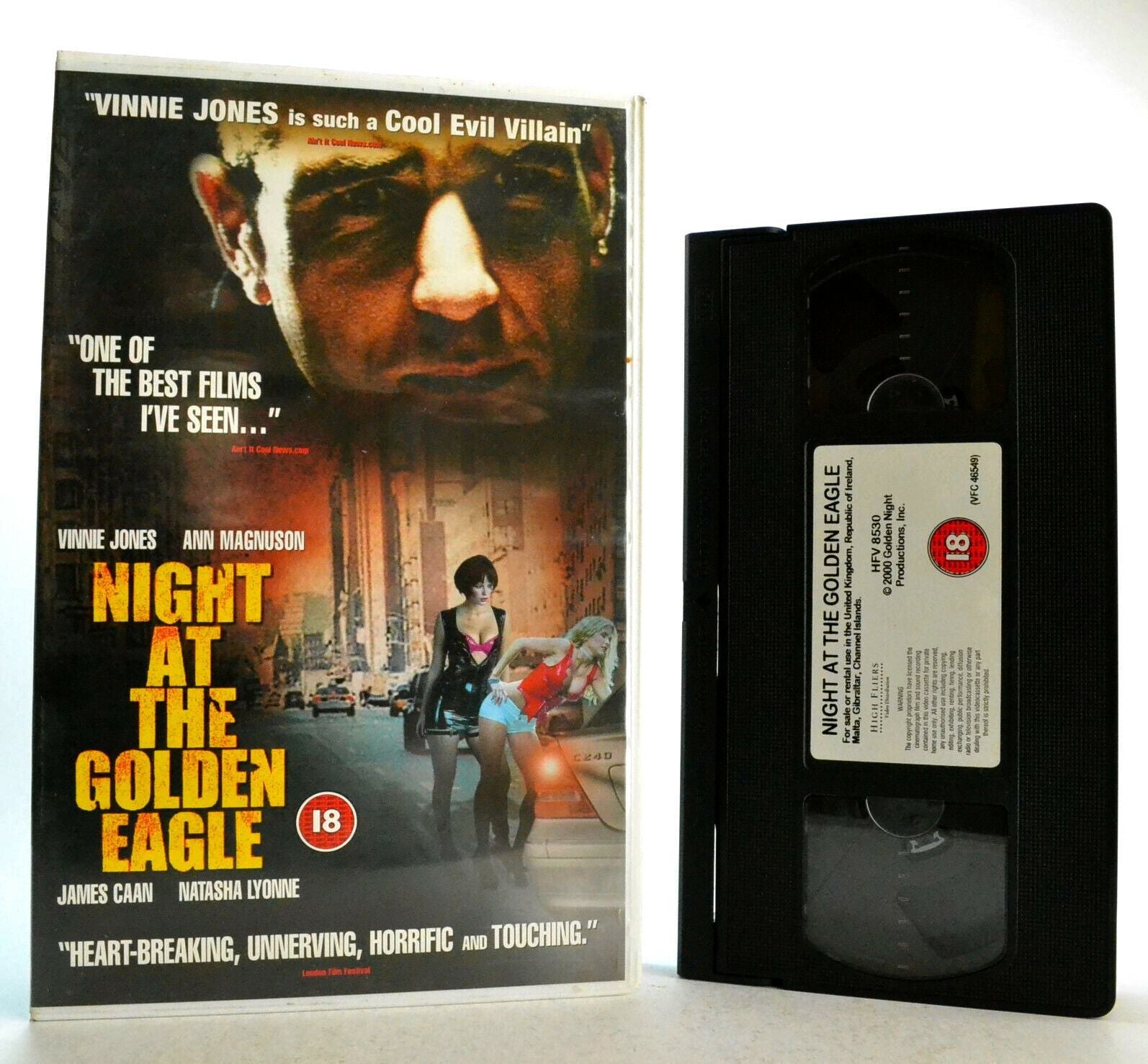 Night At The Golden Eagle: Crime Drama (2001) - Large Box - Vinnie Jones - VHS-