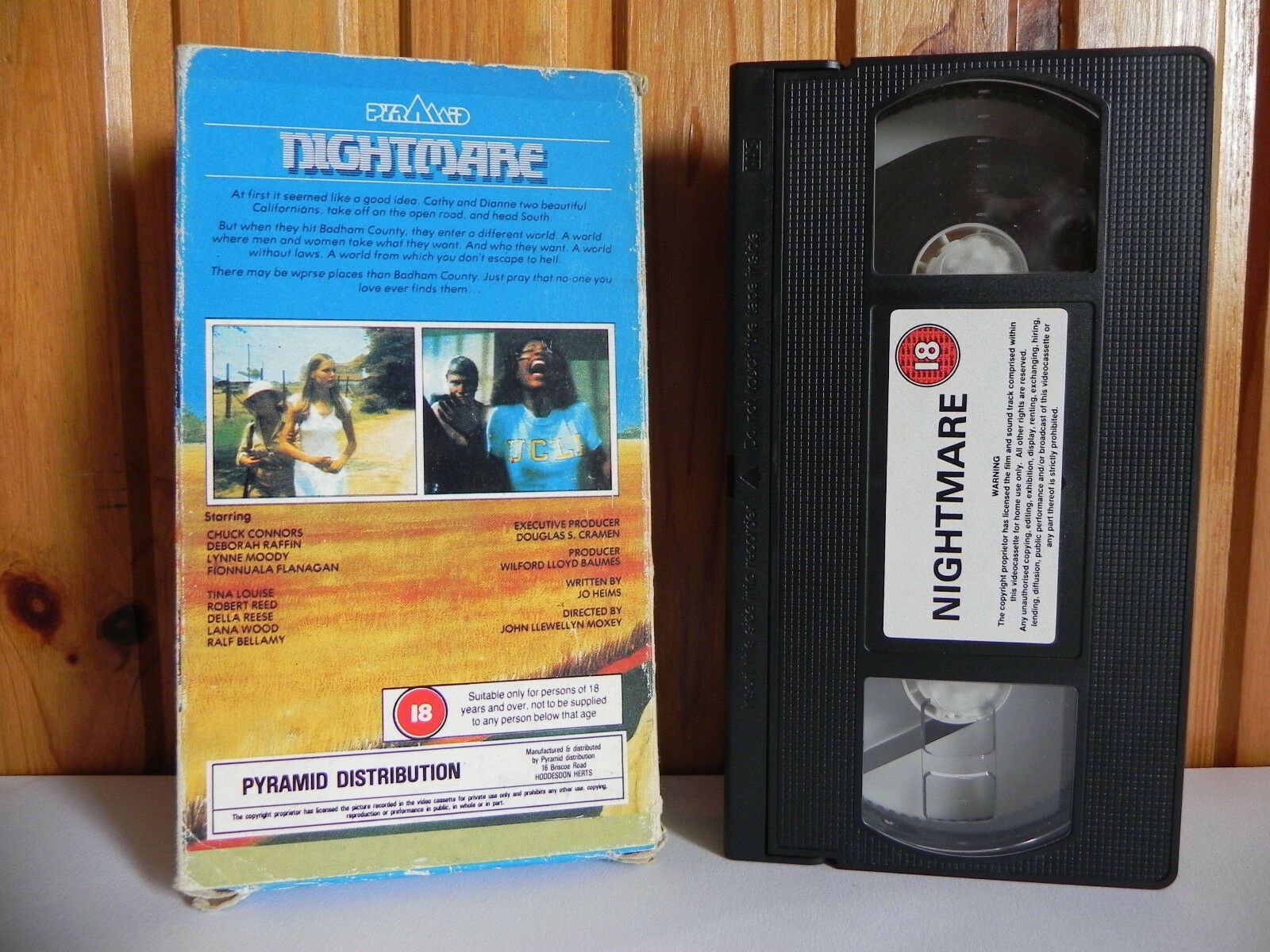 Nightmare - Pyramid - Thriller - Chuck Connors - Deborah Raffin - Pal VHS-