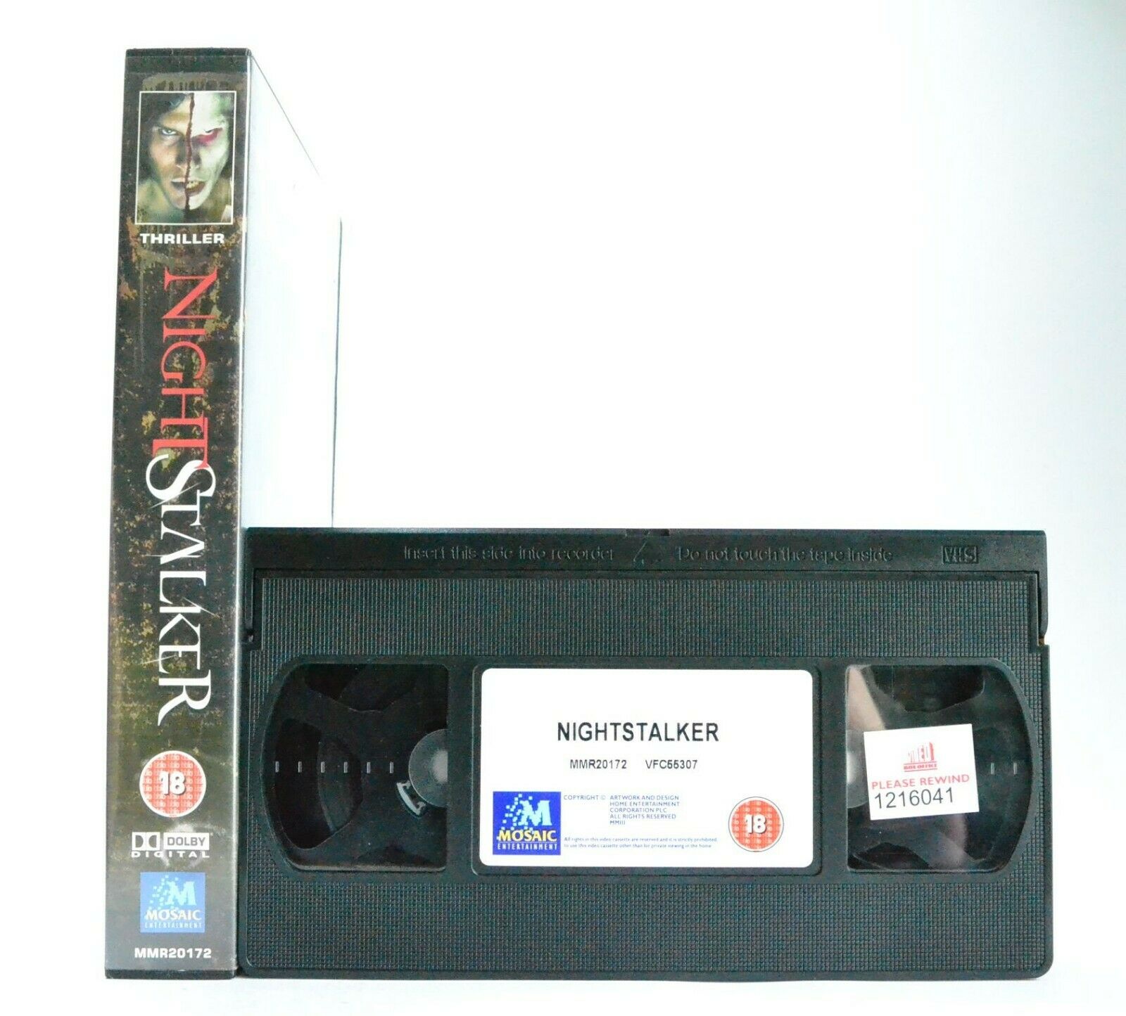 Nightstalker: Based On True Events - Thriller - Large Box - Serial Killer - VHS-