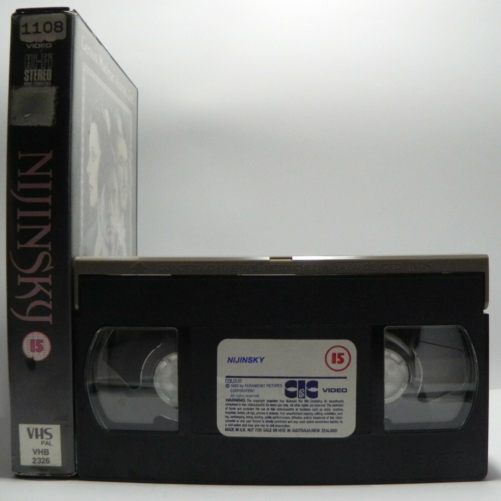 Nijinsky: (1980) Biography/Drama/Music - True Story - Large Box - A.Bates - VHS-